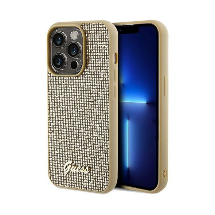 Guess Disco Metal Script Coque pour iPhone 14 Pro Max - vue 2