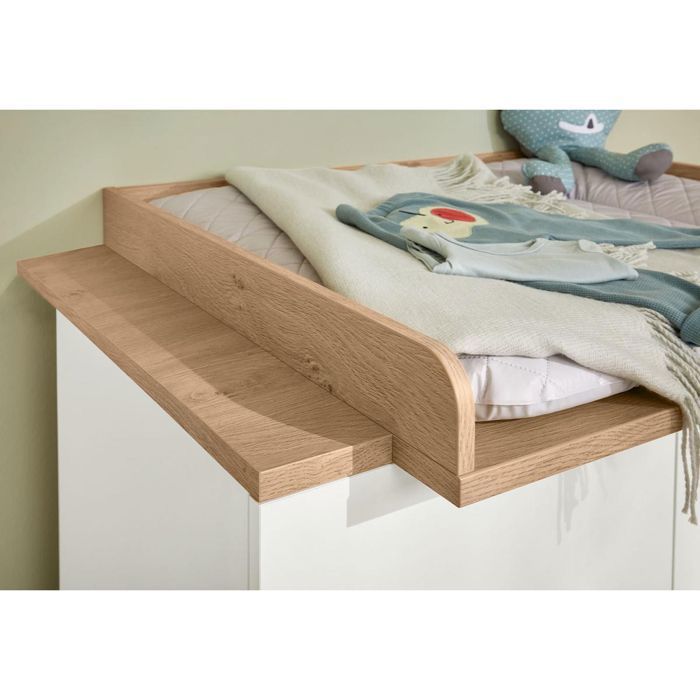 Chambre denfant Linje large 2 pièces - PINOLINO - Beige - Bois Chambre denfant Linje large 2 pièces - PINOLINO - Beige - Bois