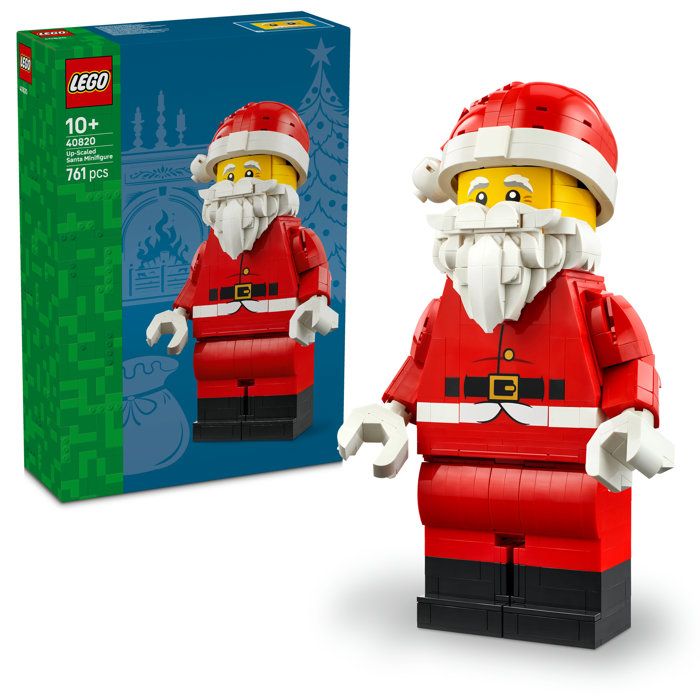 LEGO 40820 - Minifigurine du Père Noël Grand Format - Décoration de Noël - Set pour Enfant - A partir de 10 ans