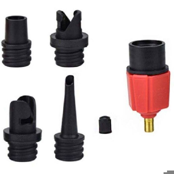 Adaptateur de valve de gonflage - PZCC - 4 buses - Matelas gonflable - Bouée/piscine - Lit/canapé gonflable - Bateau