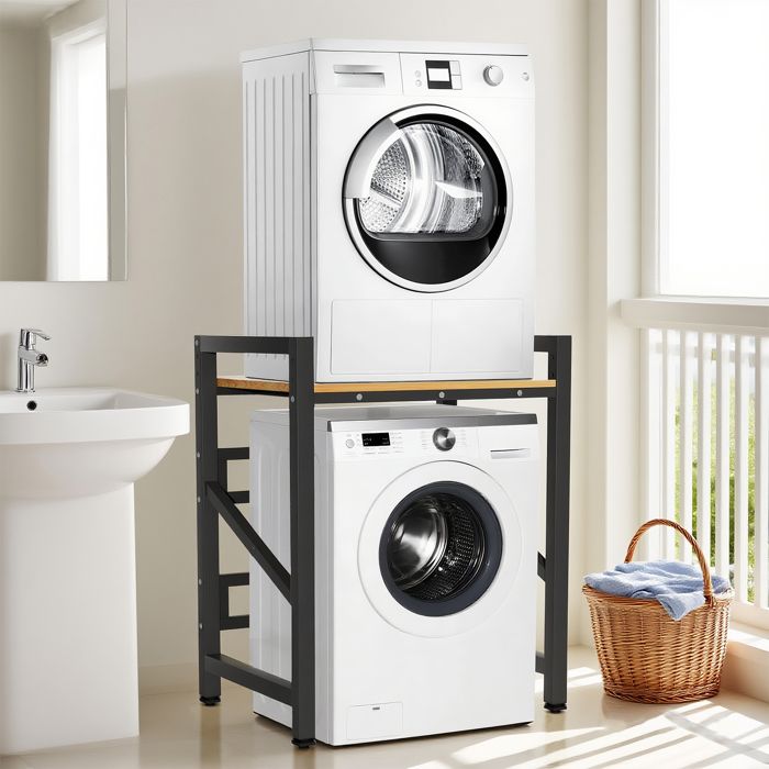 Étagère de rangement pour lave-linge étagère de rangement au-dessus du lave-linge avec plan de travail charge 300 kg