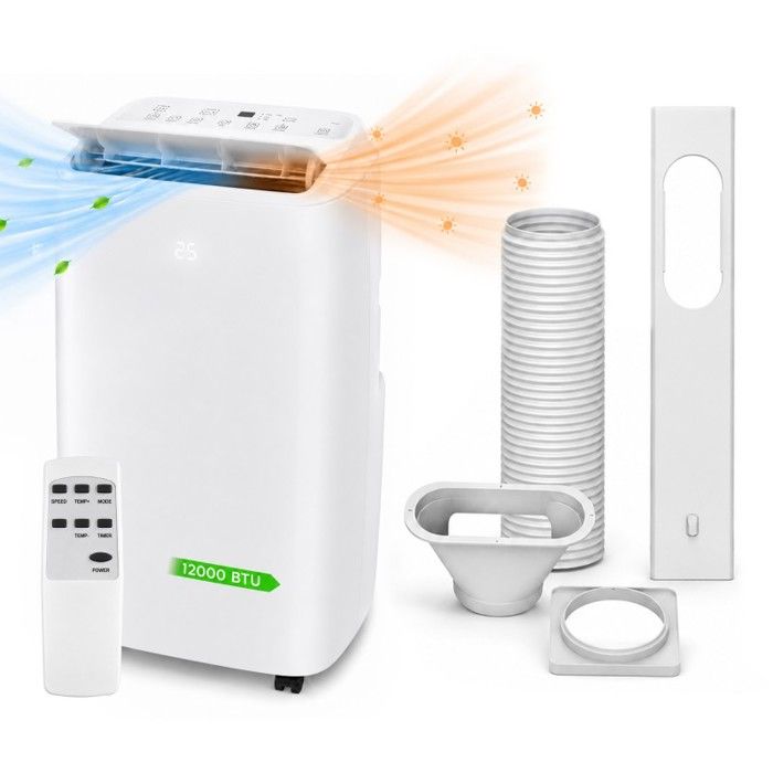 Climatiseur Mobile Réversible - 12000 Btu - 1391 W - Pompe à Chaleur