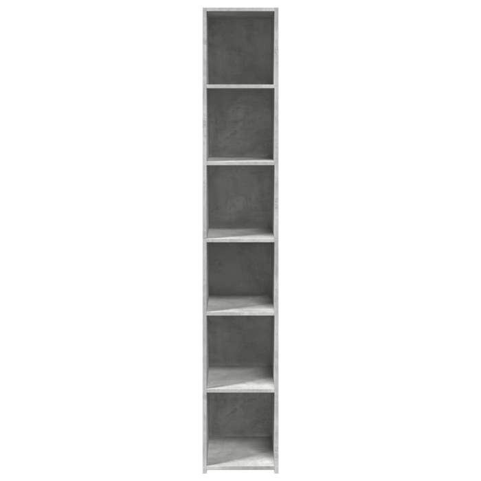 Gris Commode Salon CHIC Buffet haut/armoire latérale gris béton 30x41x185 cm bois dingénierie N11948