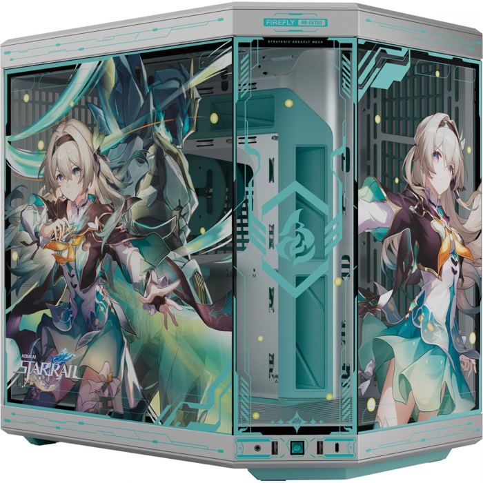 Boîtier PC HYTE Y70 Firefly Edition Midi Tower Verre Trempé - vue 2
