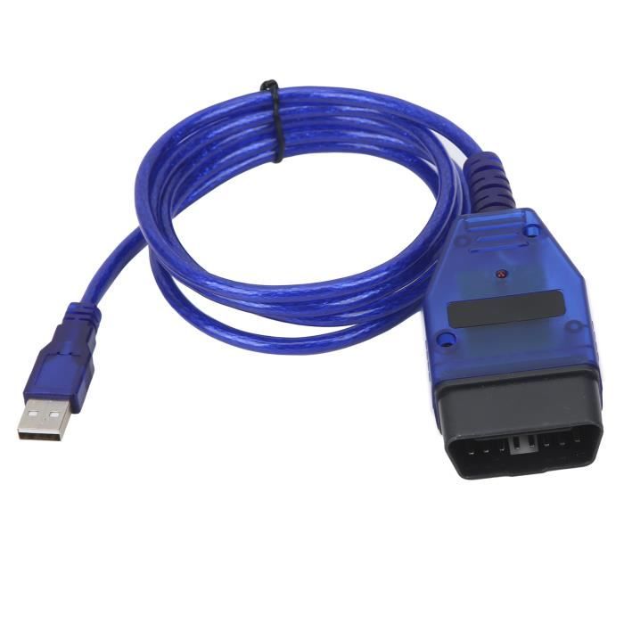 Ashata câble OBD2 Câble de Scanner de Diagnostic, Outil de Diagnostic de Voiture, Câble de Diagnostic OBD, Câble USB auto outil