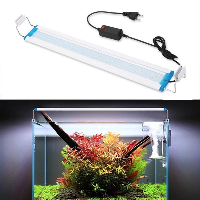 Aquarium LED Super Slim Fish Tank - Marque - Modèle - Bleu et blanc - 38 + 13 cm - Rectangulaire