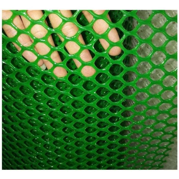 Grillage Plastique Filet de Protection en Plastique,Trou 1.2cm, 1×1 m, Clôture Escalier Net, Animal Clôture Balcon Maison Nette A302
