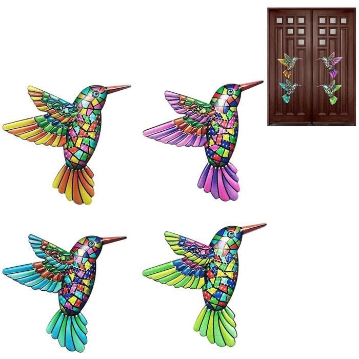 Maison en bois pour colibri, colibri balançoire à l'extérieur à suspendre pour  colibri, pinson, nidification extérieure, A (2 pièces) : :  Terrasse et Jardin
