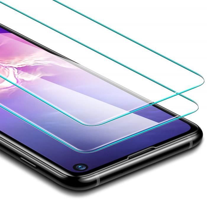 LK Compatible avec Samsung Galaxy S10E 5.8 Pouces Verre Trempé, 3