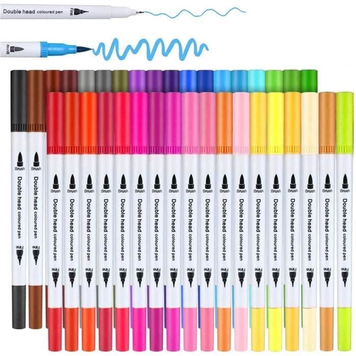 Feutres Pinceaux Aquarelle Arteza - Lot De 4, Pointe Nylon Souple, Encre à Base D'eau Non Toxique - Gris éléphant - 6