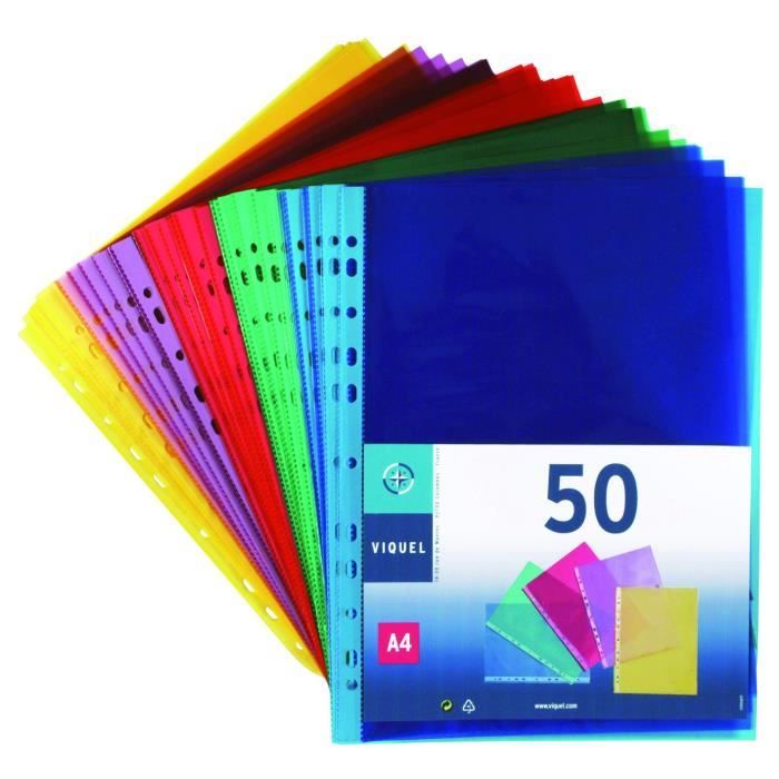 Classeur à Pochettes A4 Transparentes - 30 Feuilles, Couverture Polypropylène Souple, Modèle Roma Design élégant