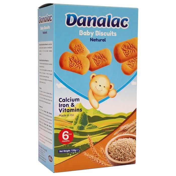 Danalac Biscuits Pour Bebe Natural 1g Pack Of 6 Snack Finger Food Pour Les Tout Petits De 6 Mois Cdiscount Au Quotidien Danalac Biscuits Pour Bebe Natural 1g Pack Of 6 Snack Finger Food Pour Les Tout Petits De 6 Mois Cdiscount Au Quotidien