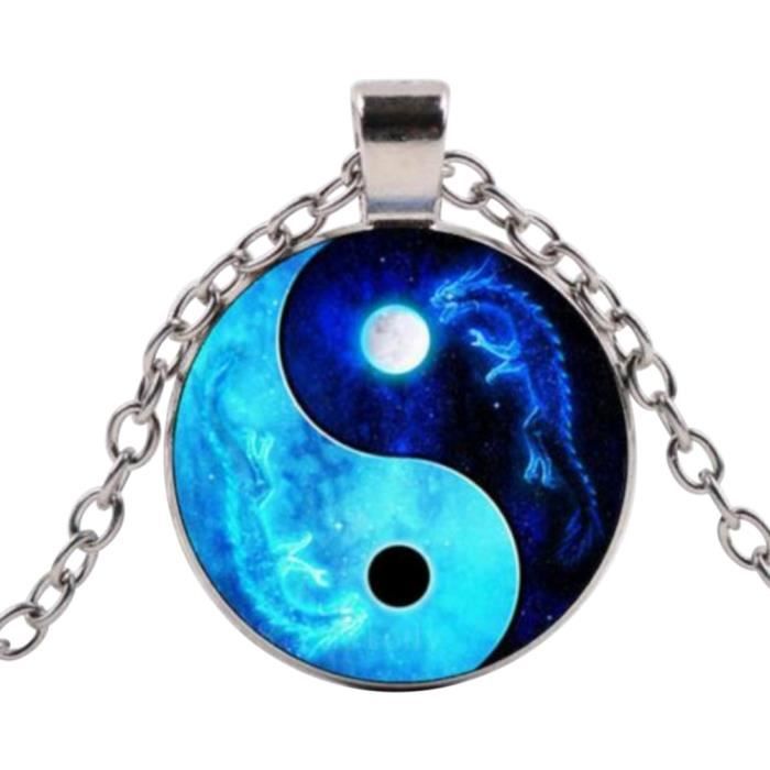 Charme jolie amis Meilleur Cadeau Pendentif Taiji Bagua Unisexe Colliers Ying Yang