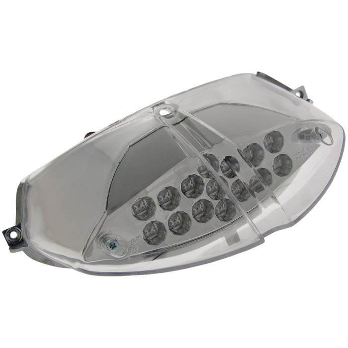 Feu arri/ère LED transparent Peugeot Ludix 1 2 Scooter