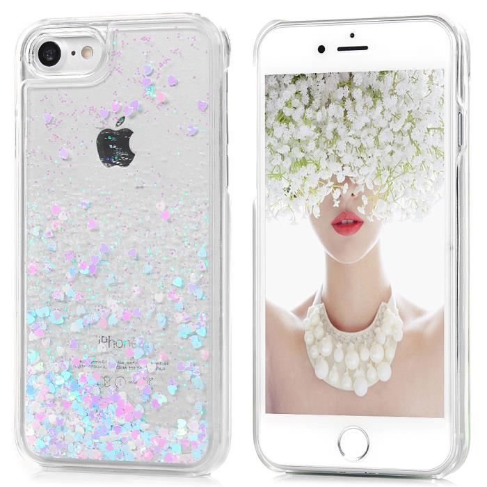 coque iphone 7 transparent paillette coque iphone 7 transparent paillette