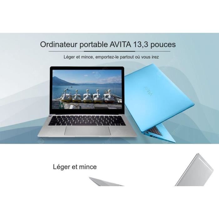 AVITA Ordinateur Portable de 13,3 pouces - Ro
