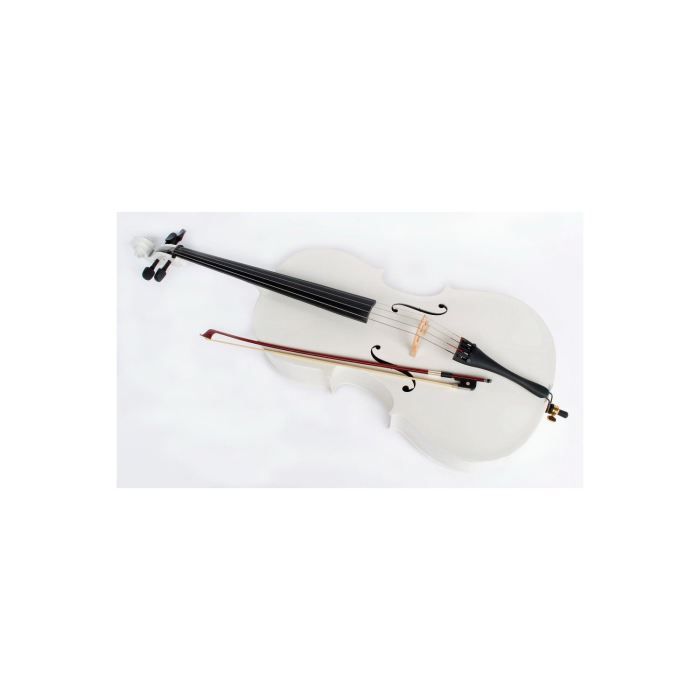 VIOLONCELLE 4-4 BLANC avec housse et archet - Cdiscount Instruments de  musique