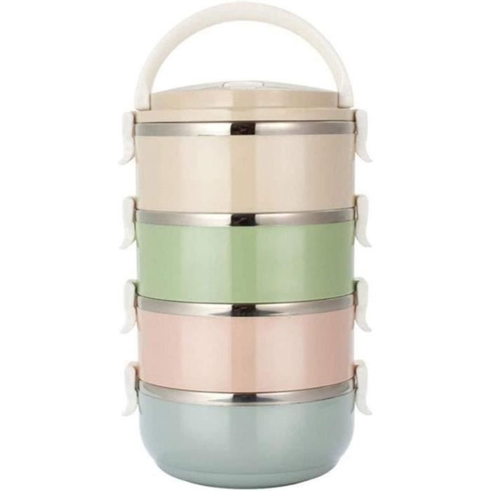 Covzoe Lot De 3 Boîtes à Bento Empilables, étanches Avec