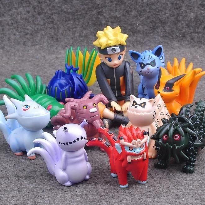 10pcs Naruto Uzumaki Naruto Et Kurama Mini Figure Statues Jouets Hh17641 Achat Vente Figurine Personnage Cdiscount