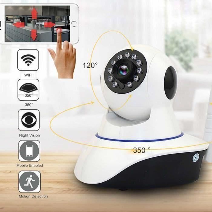 720P numérique sans fil WiFi Baby Monitor 2 voies audio caméra vidéo Motion Detect