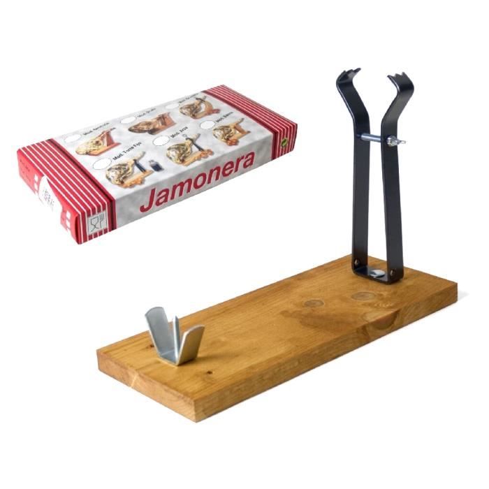 ROGER ORFèVRE - Support à jambon en bois de hêtre 50x20x22.5 cm