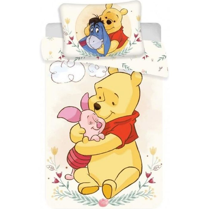 Parure de lit coton Winnie L'ourson