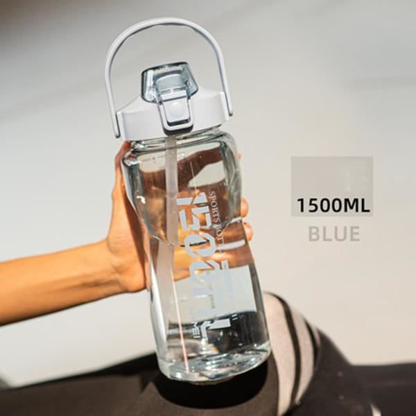 Gourde Isotherme Bodum Travel Mug 1,2 L Rose Poudré - Avec Paille Et Poignée - Pour Boissons Chaudes Et Froides - Lavable Au Lave-vaisselle