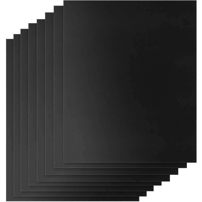 Lot De 5 Tapis De Cuisson Barbecue Fibre De Verre 40x32,5cm - Réutilisables Antiadhésifs