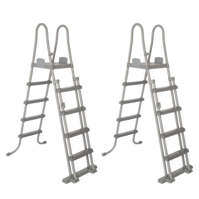 Bestway Echelles De Piscine A 4 Marches 2 Pcs Flowclear 132 Cm 58332 Achat Vente Echelle De Piscine Bestway Echelles De Piscine A Cdiscount