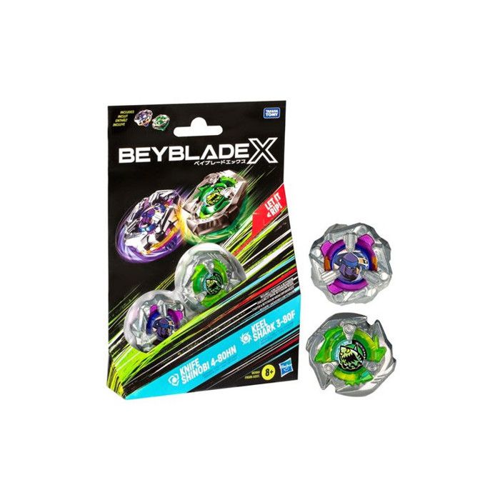 Jeu de plein air BEYBLADE X Dual Pack Lot de 2 toupies Modele aleatoire Licence Beyblade Cdiscount Jeux Jouets