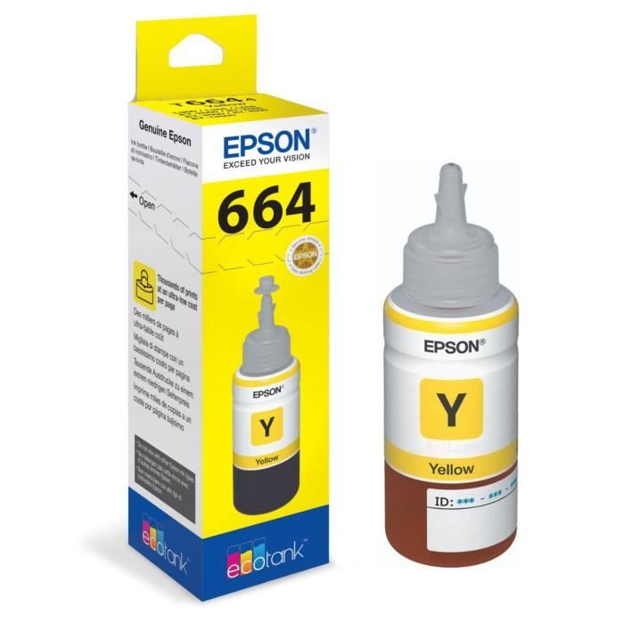 Cartouche dencre Epson ECOTANK T6644 Jaune