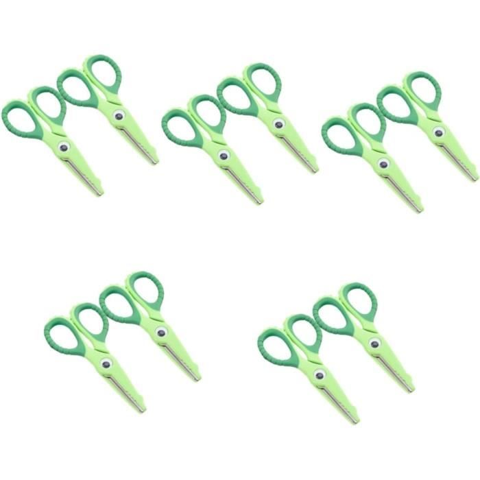 Ciseaux à Boucle Wisebom 3pc - Ciseaux Sécurité Ouverture Automatique Pour Enfants