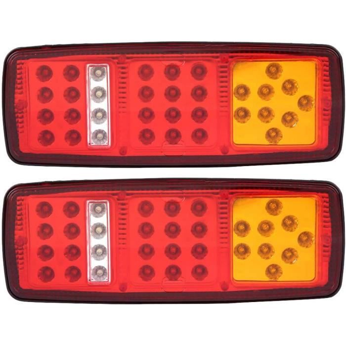 Lot De 2 Vitres De Feux Arrière Pour Ford Transit - En Verre, Gauche Et Droite, Sans éclairage Plaque, Références Multiples
