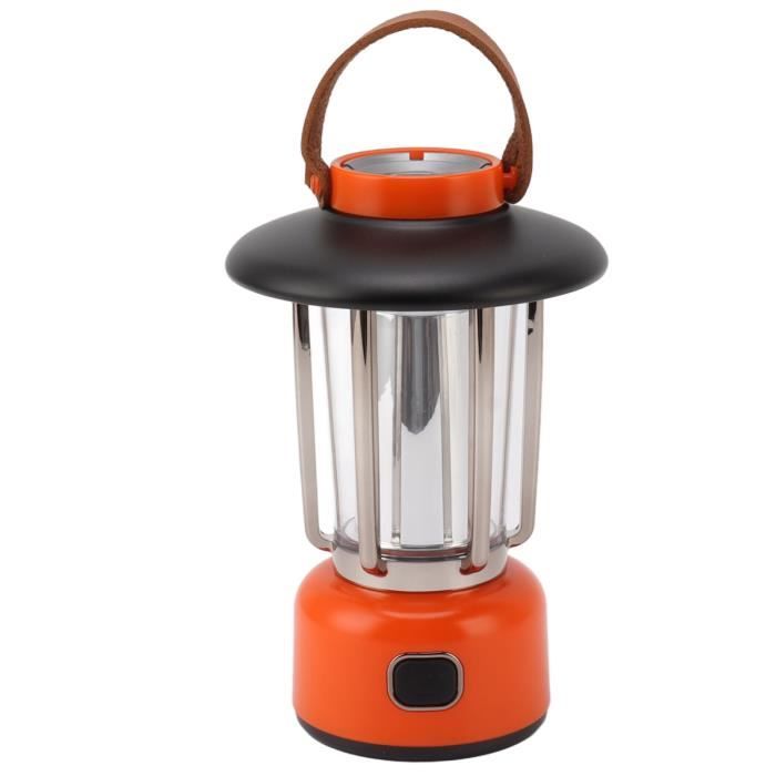 par - lanterne de camping (orange) cartouche de gaz de camping polyvalent pratique lampe de tente piscine exterieur