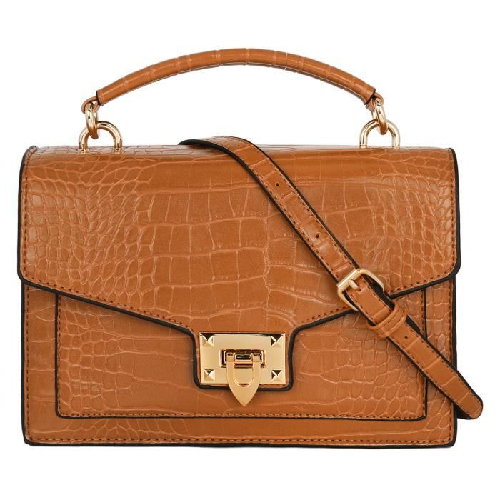 Sac Bandoulière Matelassé Femme - Petit Sac à Main Chaîne Porté Epaule
