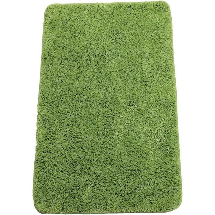 Emma Barclay Tapis De Bain Antidérapant Doux - Vert Sauge 45 X 75 Cm - Chenille Absorbante