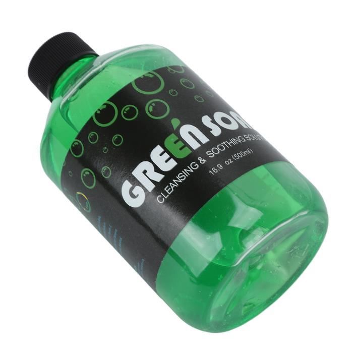 EJ.life Savon vert pour tatouage Tattoo Cleansing Green Soap Solution Professional Safe Doux