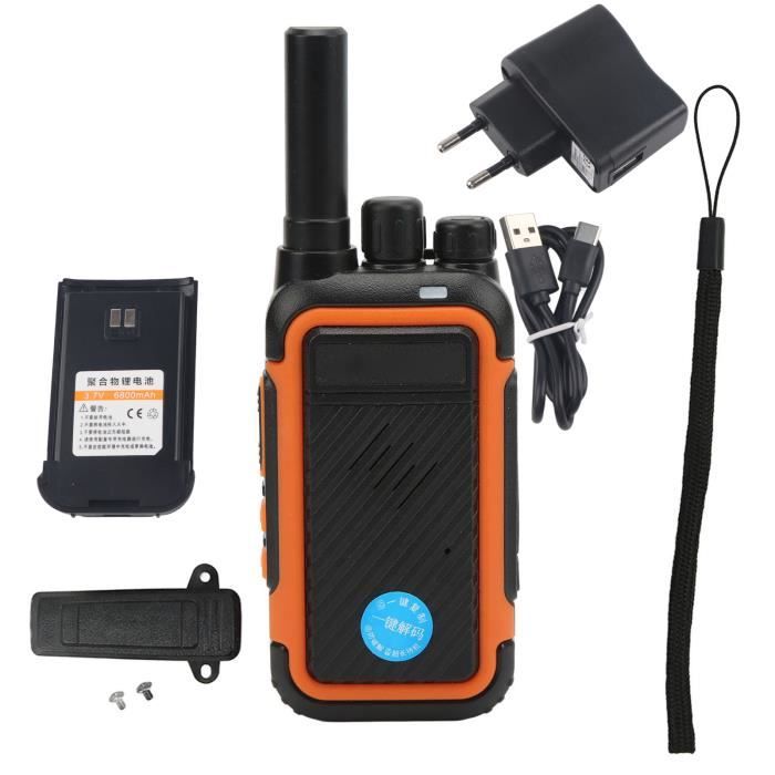Support Voiture Universel Pour Talkies-walkies - 4 Pièces Marron Pour Motorola, Baofeng, Yaesu Et Plus