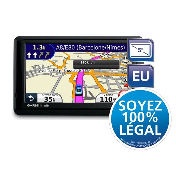 Dæmon cirkulære dybtgående GARMIN NUVI 1440 GPS - Cdiscount Auto