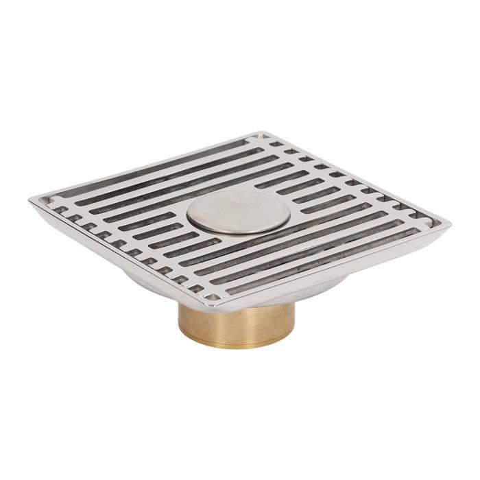 SL.GT,Bonde d'évacuation de sol de douche, anti-refoulement, anti-odeur, valve de vidange rapide, 3.55.3cm