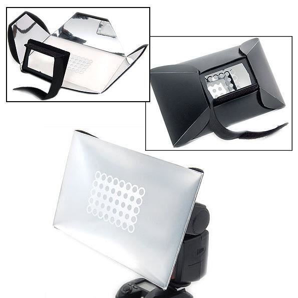 Diffuseur De Flash Macro Magnétique TONIXY - En Silicone Souple, Dimensions 12 X 7 Cm, Pour Flash Speedlite Et Modules