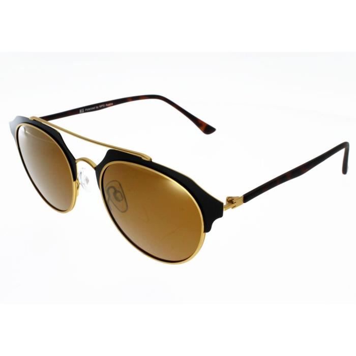Lunettes de soleil HIS HPS84101 1 Noir et dore Polarisees Categorie 3