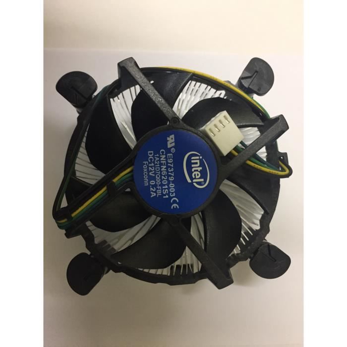 Ventirad processeur INTEL E97379 003 Top Flow Socket LGA1150115111551156 4‑Pin