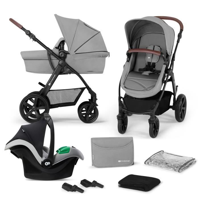 Poussette kinderkraft 3 en 1 2025