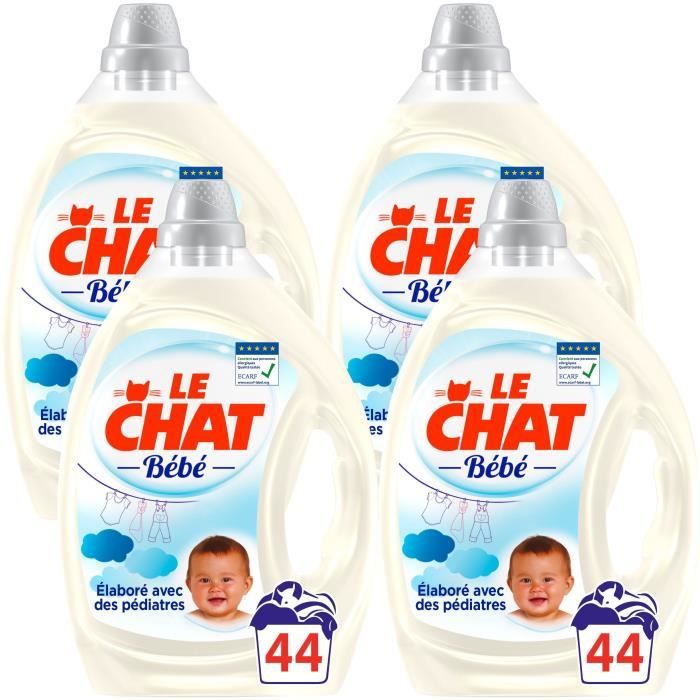 Le Chat Lessive bébé formule sans conservateurs 44 lavages