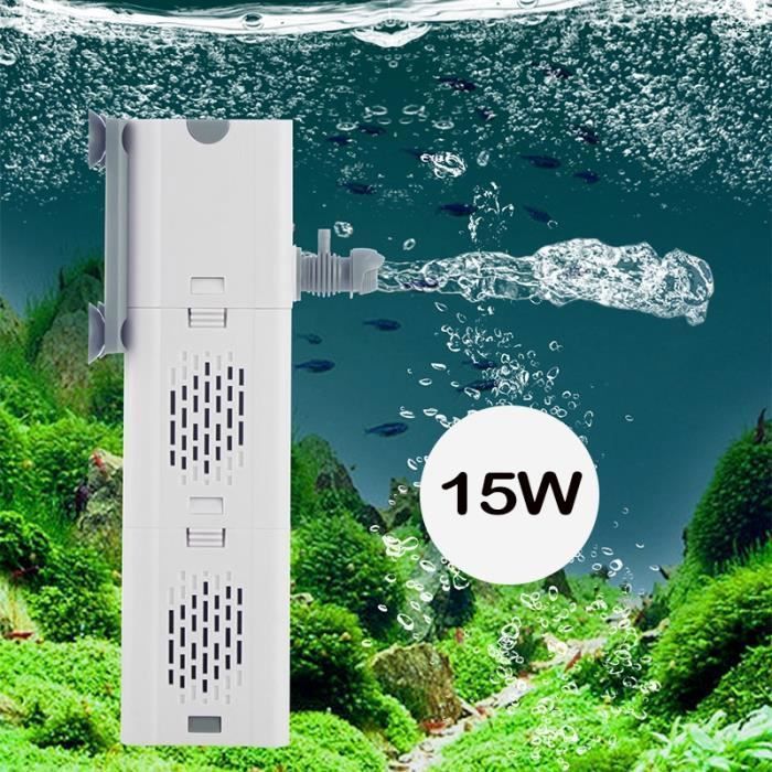 Comparer les prix de Pompe Aquarium,Filtre Aquarium 500-1000-1500-1800L-H pour Aquarium jusqu'à 35-350 L,Filtre Intérieur Aquarium Pour Cycle d'eau 15W