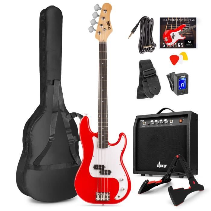 Basse Électrique MAX Gigkit : Le Kit Complet pour Débutants et Guitaristes Intermédiaires