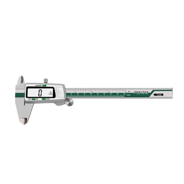 Pied à Coulisse Numérique 0-150 Mm – Acier Inoxydable – Précision 0.01 Mm – Écran LCD