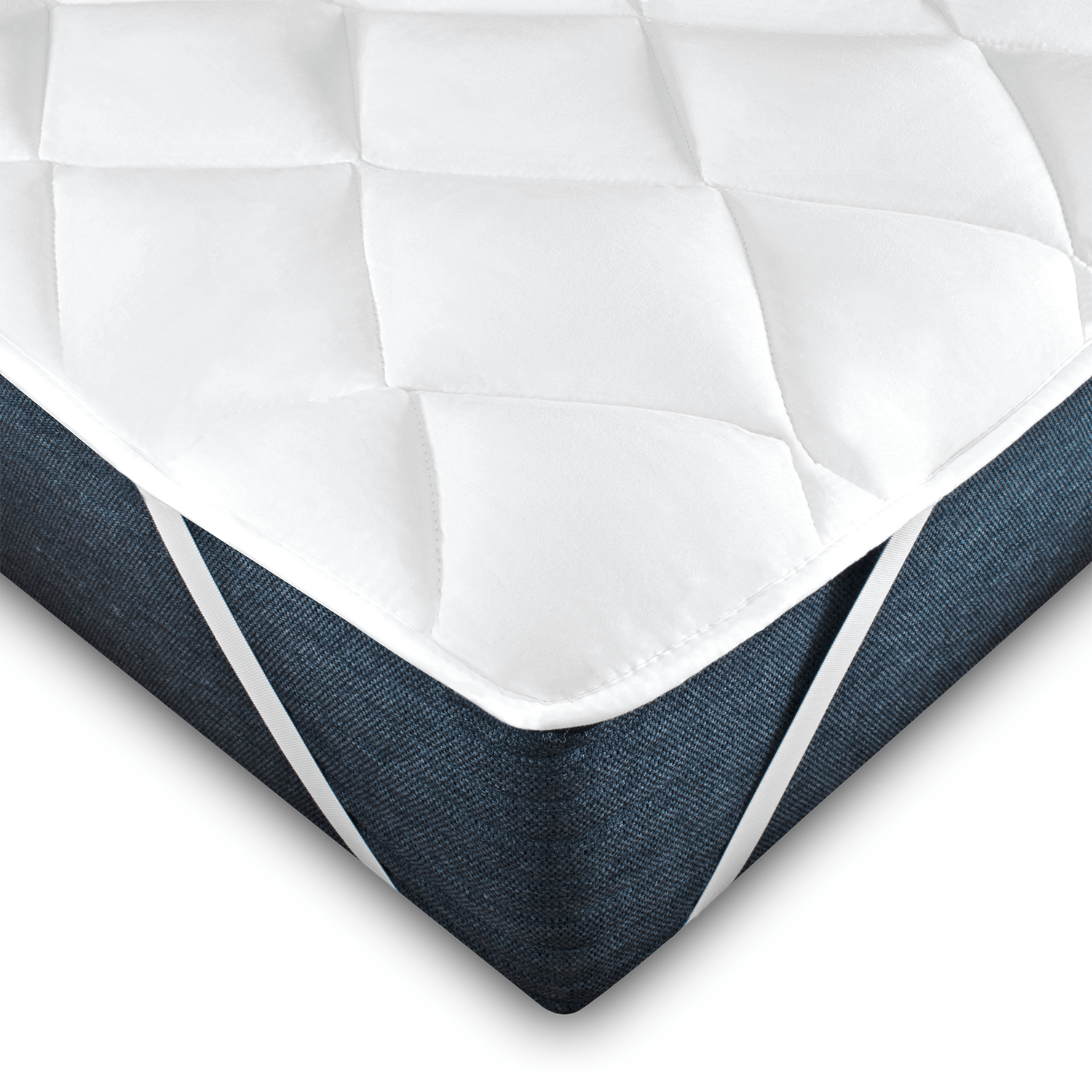 MISTER SANDMAN Surmatelas 140x200 - Garnissage microfibre - Rembourrage doux et moelleux - Lavable en machine 