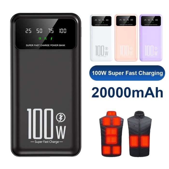 20000mAh batterie Gilet chauffant pour gilet chauffant veste chauffante  gants